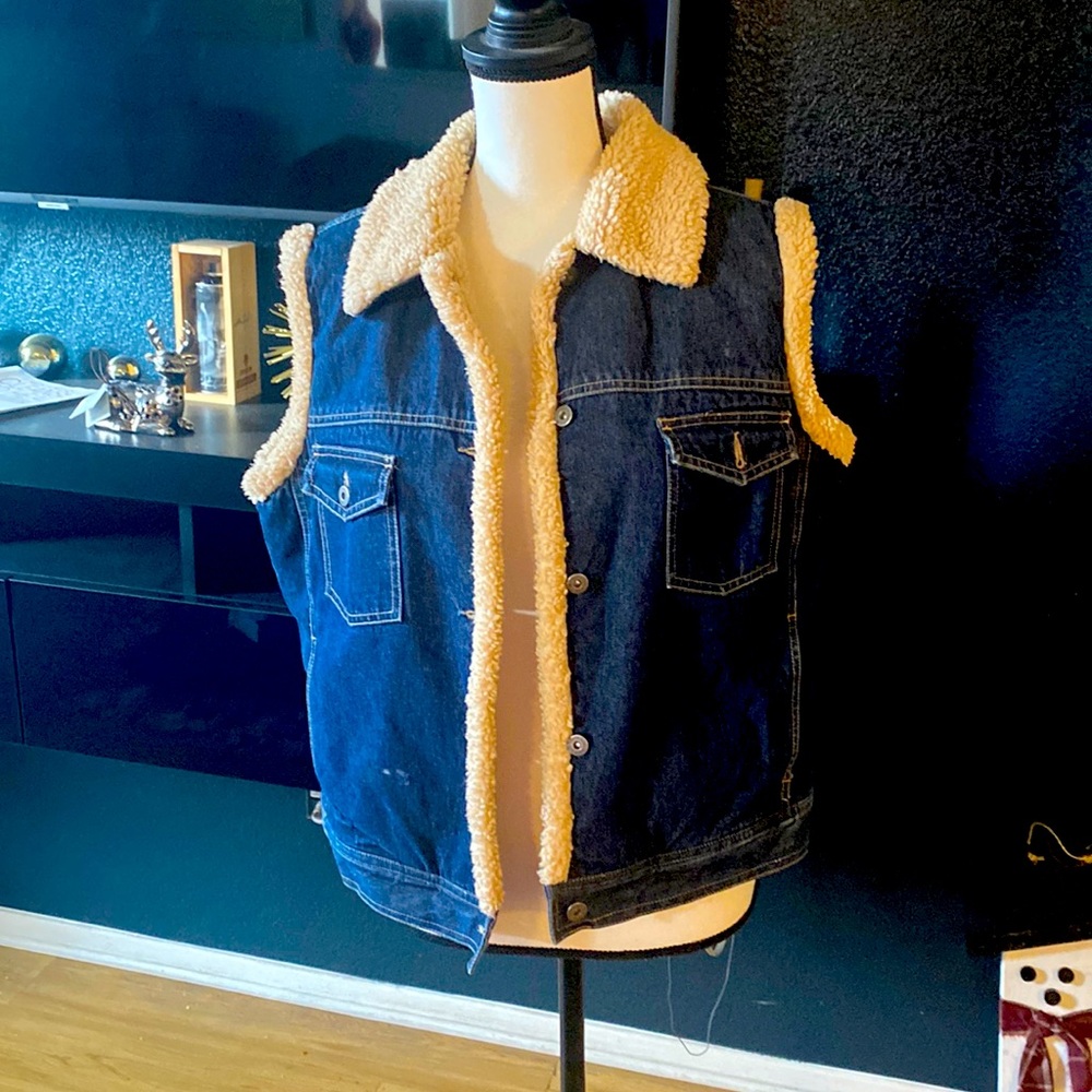 Woman wool/ jean jacket
